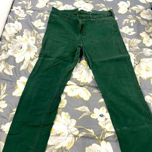Abercrombie & Fitch green jeggings